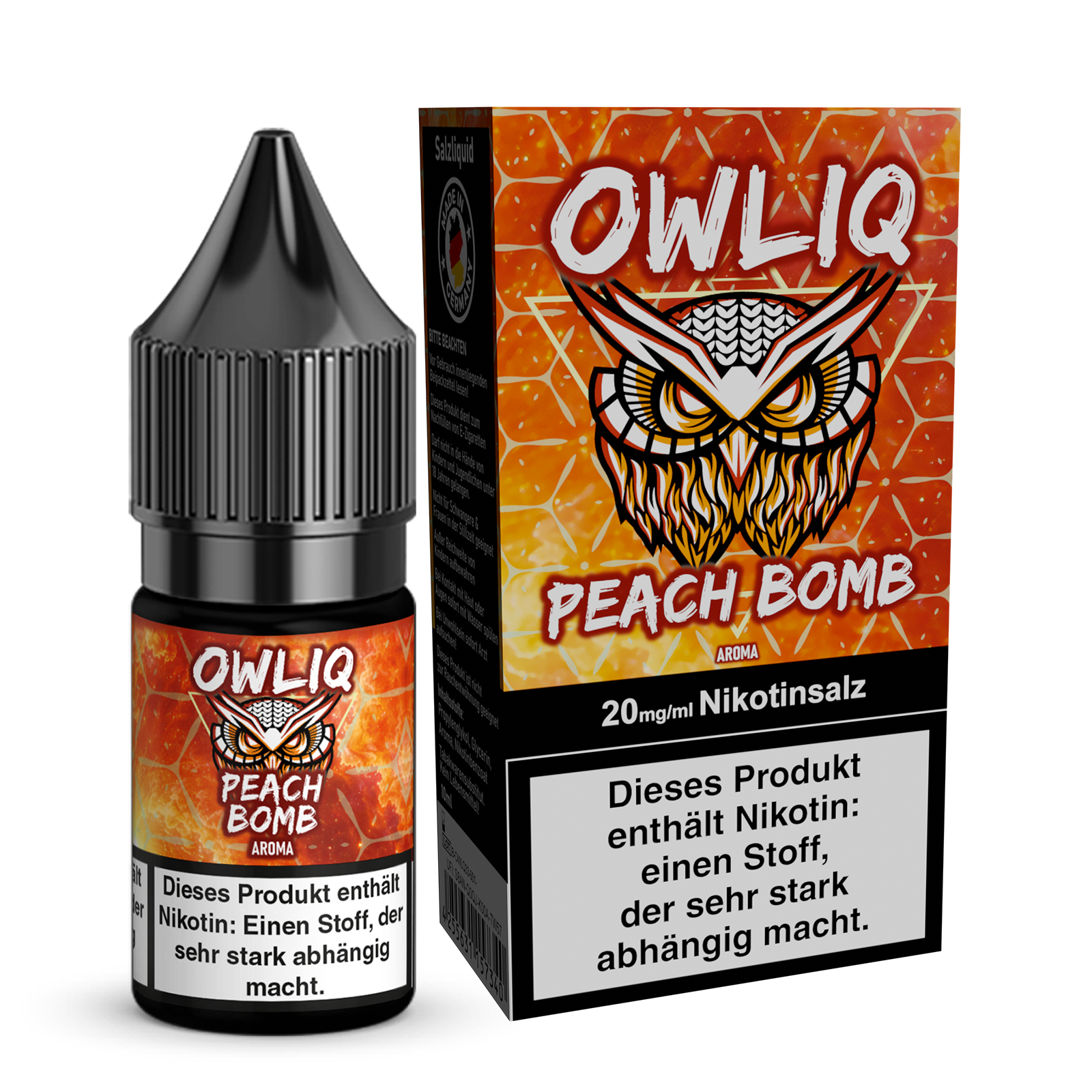 OWLIQ Peach Bomb | 10ml Saltnic