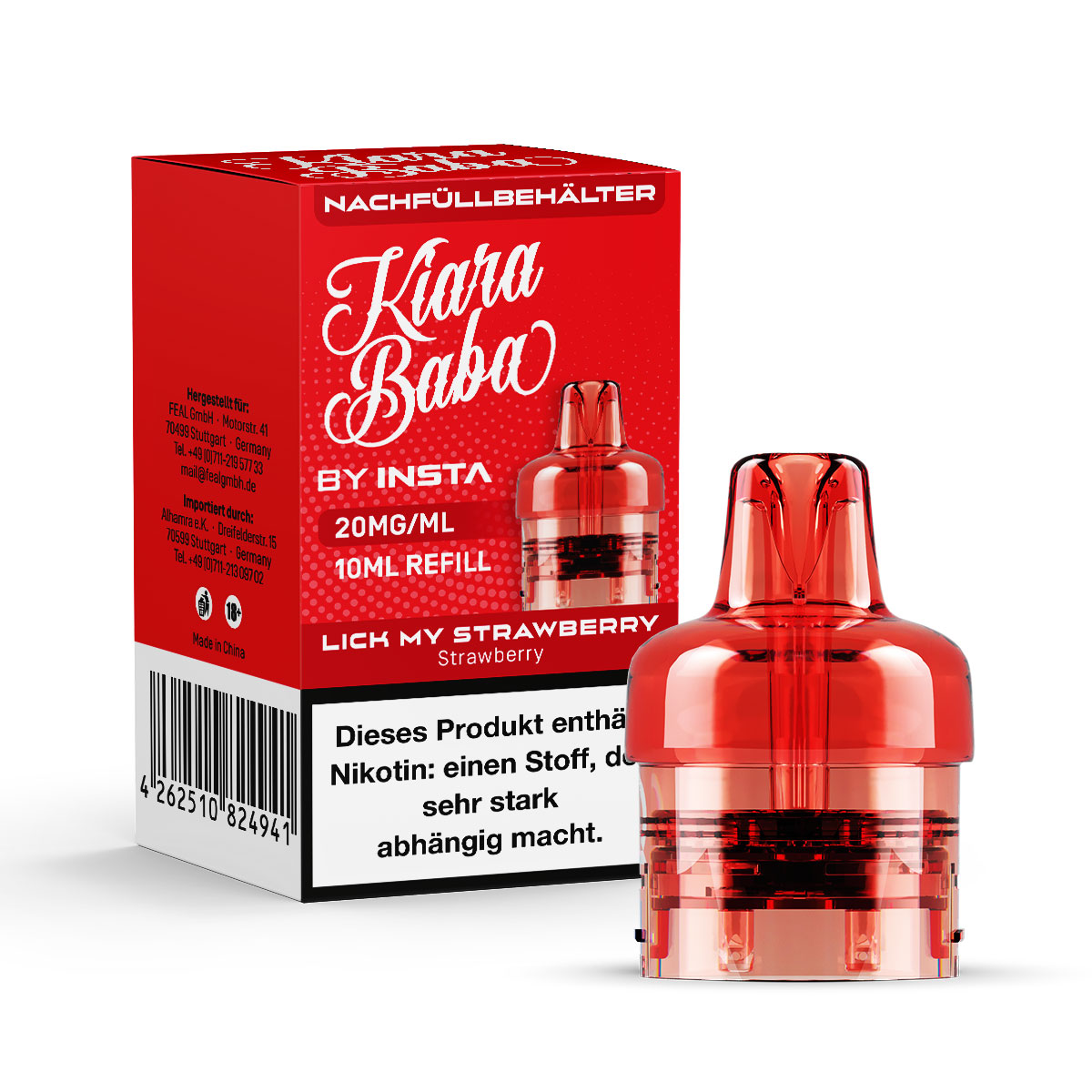 Kiara Baba 10K Lick my Strawberry 10ml/20mg
