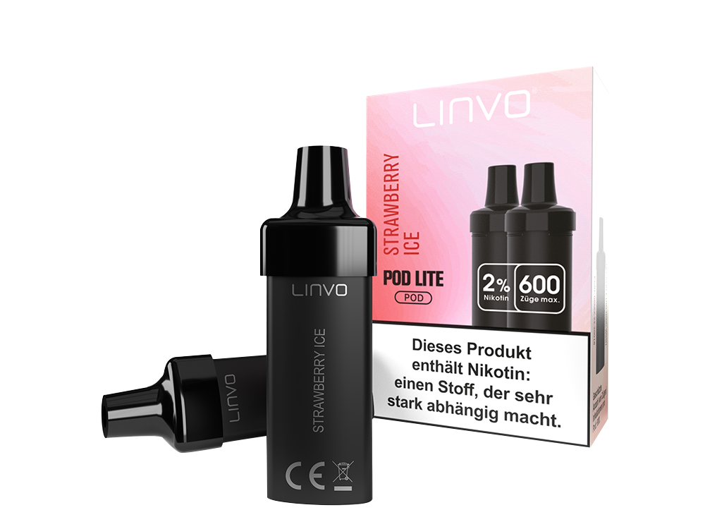 Linvo Pod Lite Strawberry Ice 20mg 2 Stück