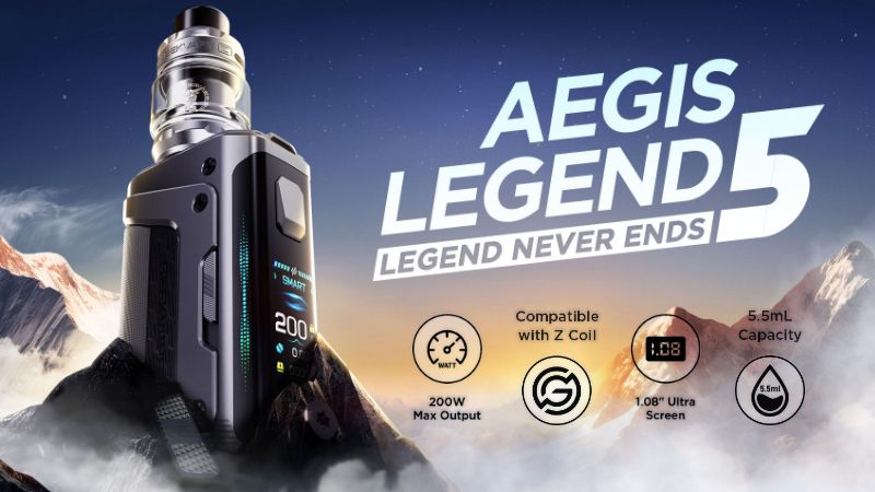 GeekVape Aegis Legend 5 Kit E-Zigaretten Set