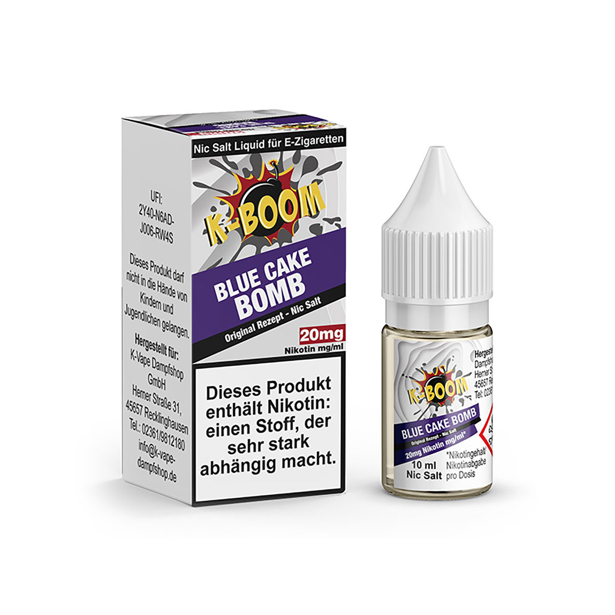 K-Boom Blue Cake Bomb | 10ml Liquid