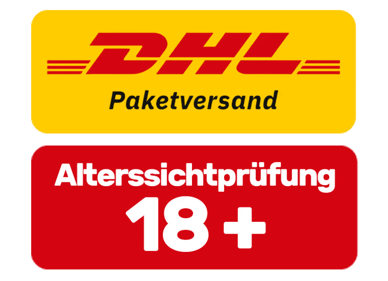 DHL-Paketversand mit Alterssichtprüfung ab 18 Jahren