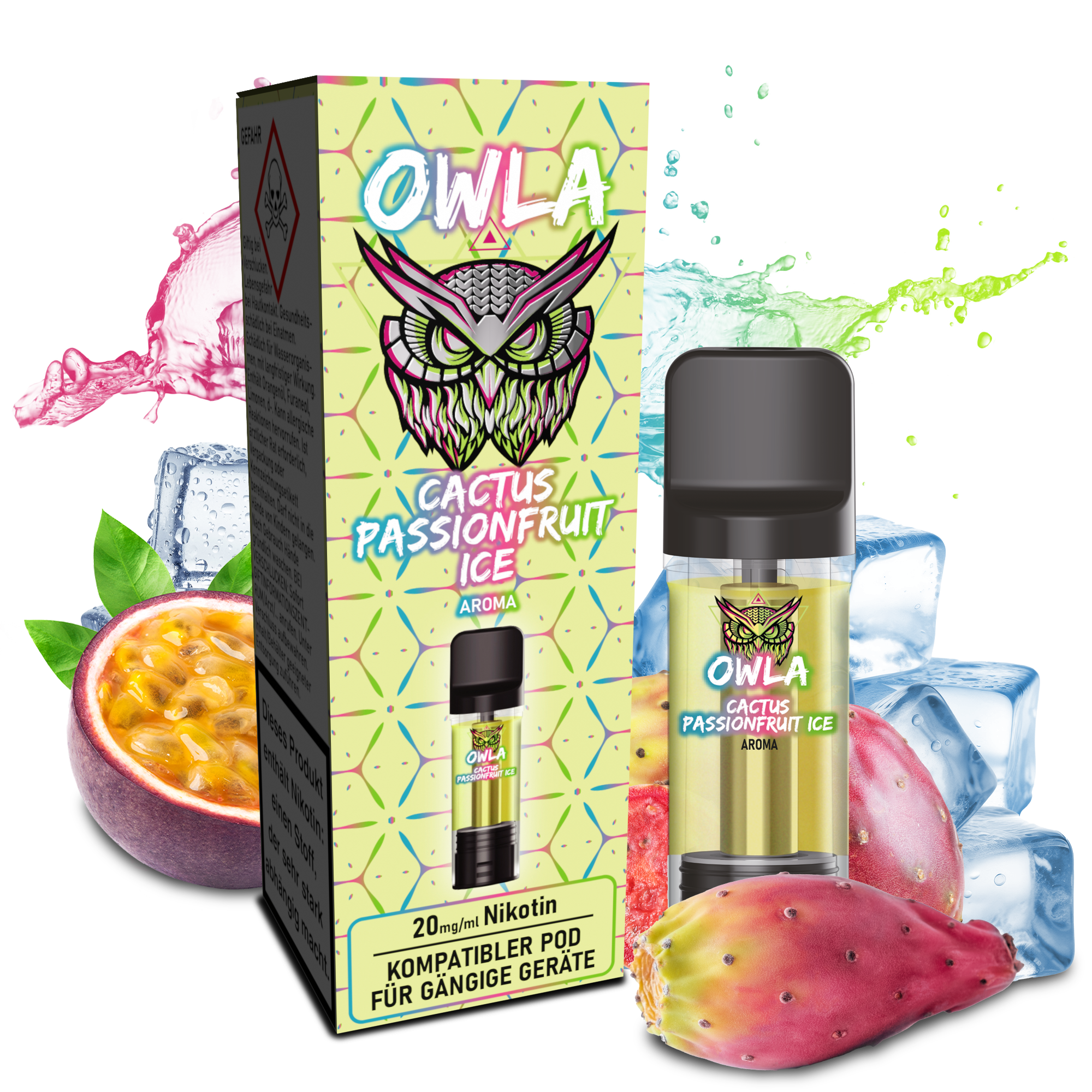 OWLA Pre-Filled Pos Cactus Passionfruit Ice