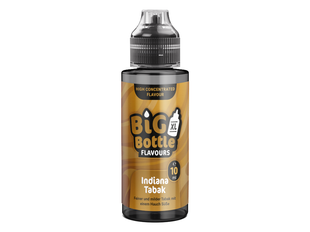 BIG BOTTLE Indiana Tabak 10ml/120