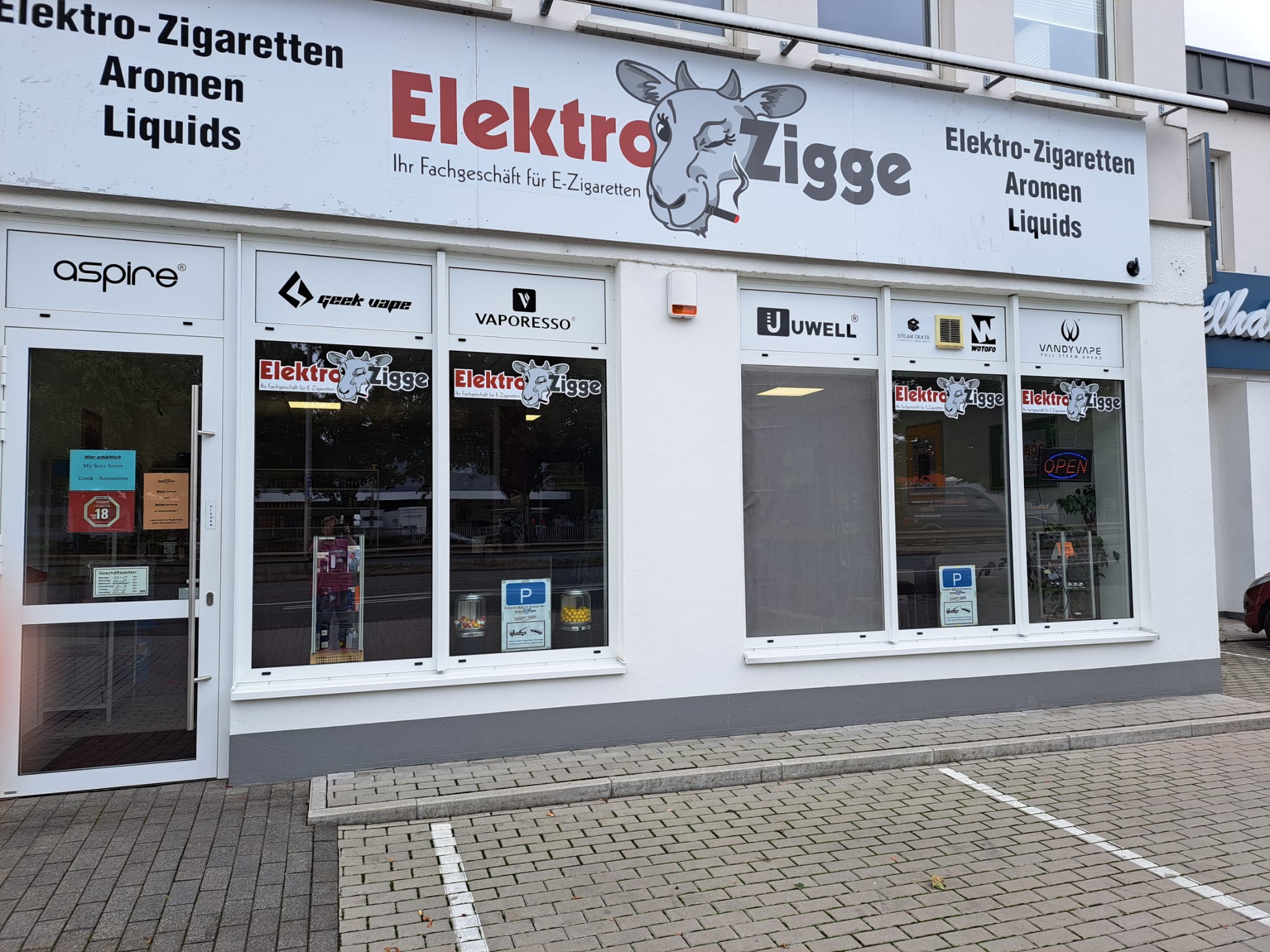 Außenansicht der ElektroZigge Filiale Bad Hersfeld