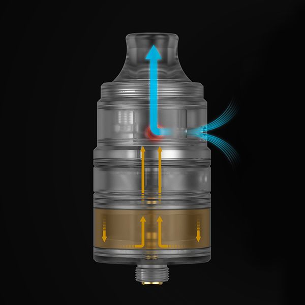 Aspire Kumo RDTA matt-schwarz / satin schwarz