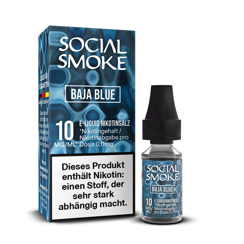 Social Smoke Baja Blue 10ml