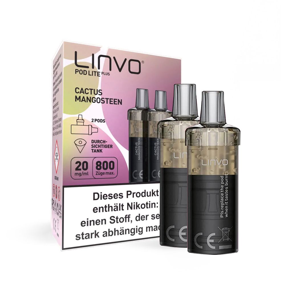 Linvo Pod Lite Plus Cactus Mangosteen 20mg 2 Stück