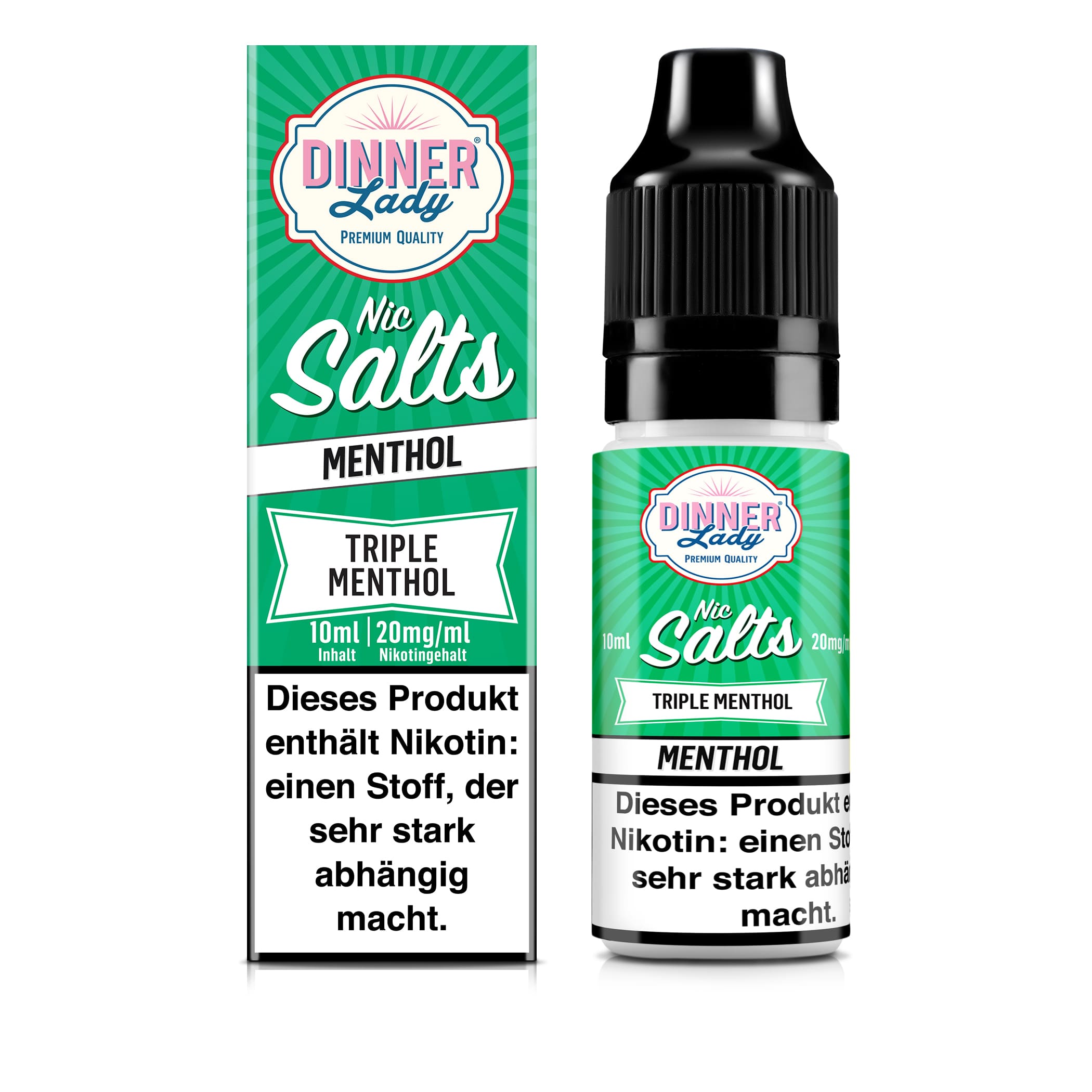 Dinner Lady Triple Menthol | 10ml SaltNic