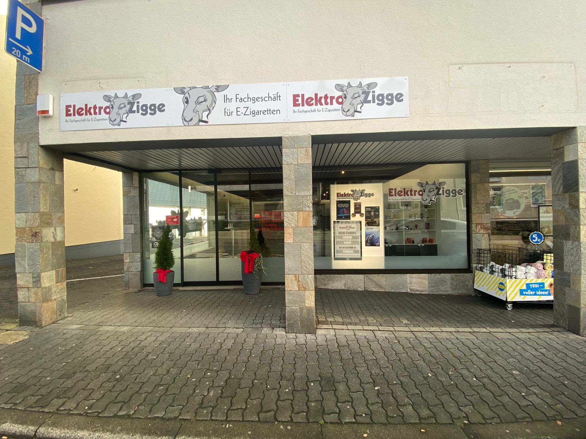 Außenansicht der ElektroZigge Filiale Rennerod