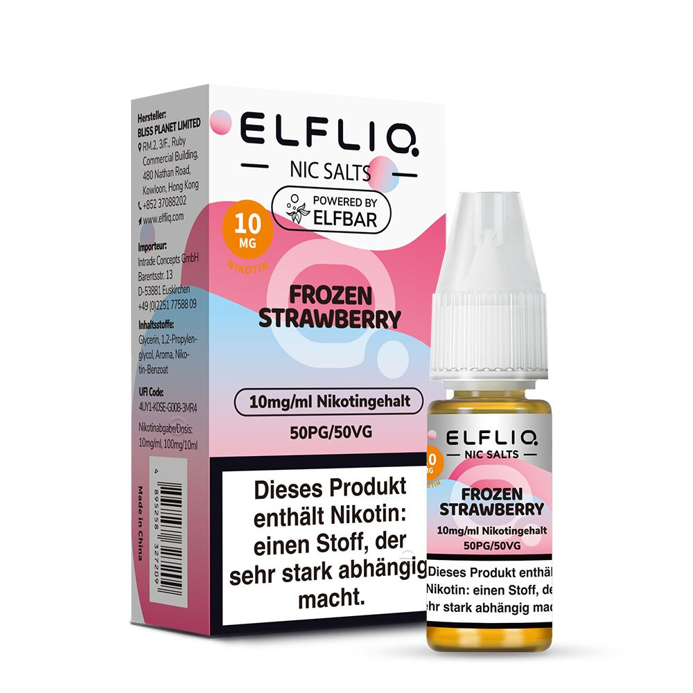 Elf Bar ELFLIQ Frozen Strawberry 10mlSaltNic
