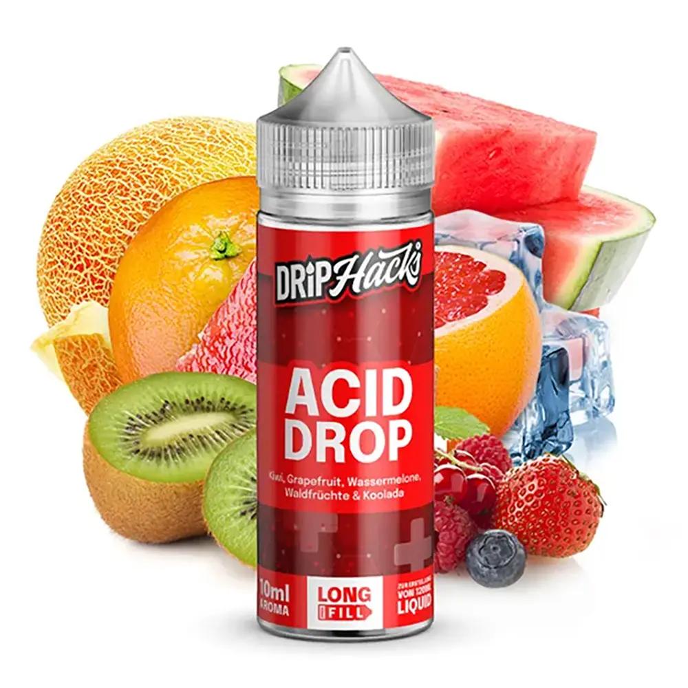 Drip Hacks Acid Drop Longfill | 10ml in 120ml Flasche