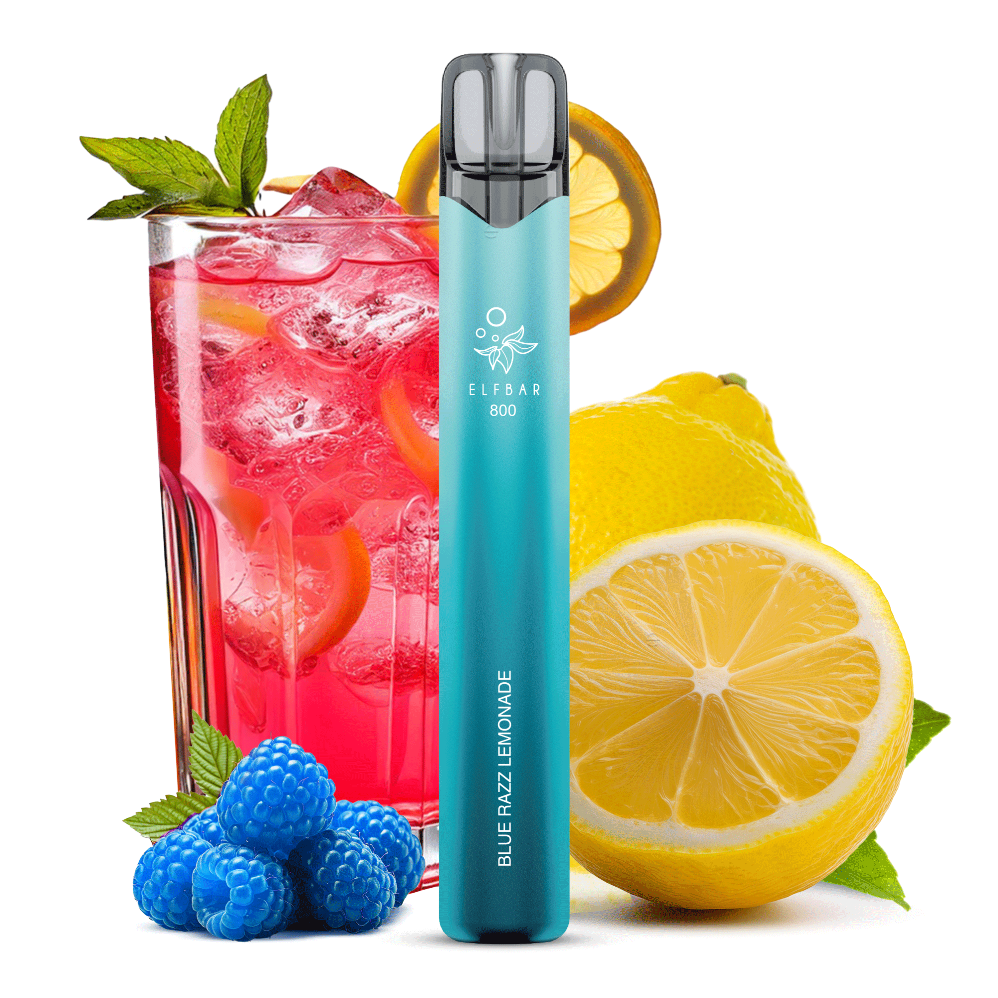 Elf Bar 800 Einweg E-Zigarette - 0mg & 20 mg - Blue Razz Lemonade