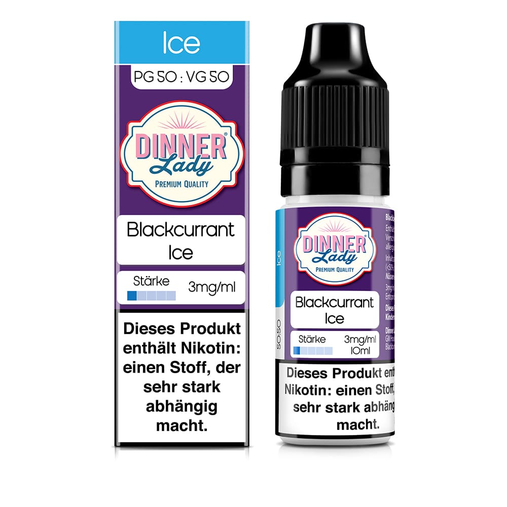 Dinner Lady Blackcurrant Ice | 10ml Liquid 