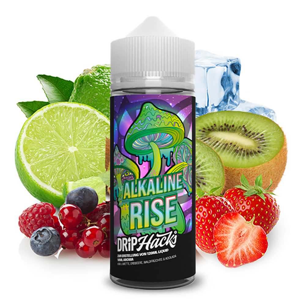 Drip Hacks Alkaline Rise Longfill | 10ml in 120ml Flasche