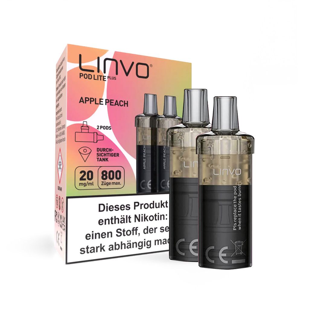 Linvo Pod Lite Plus Apple Peach 20mg 2 Stück