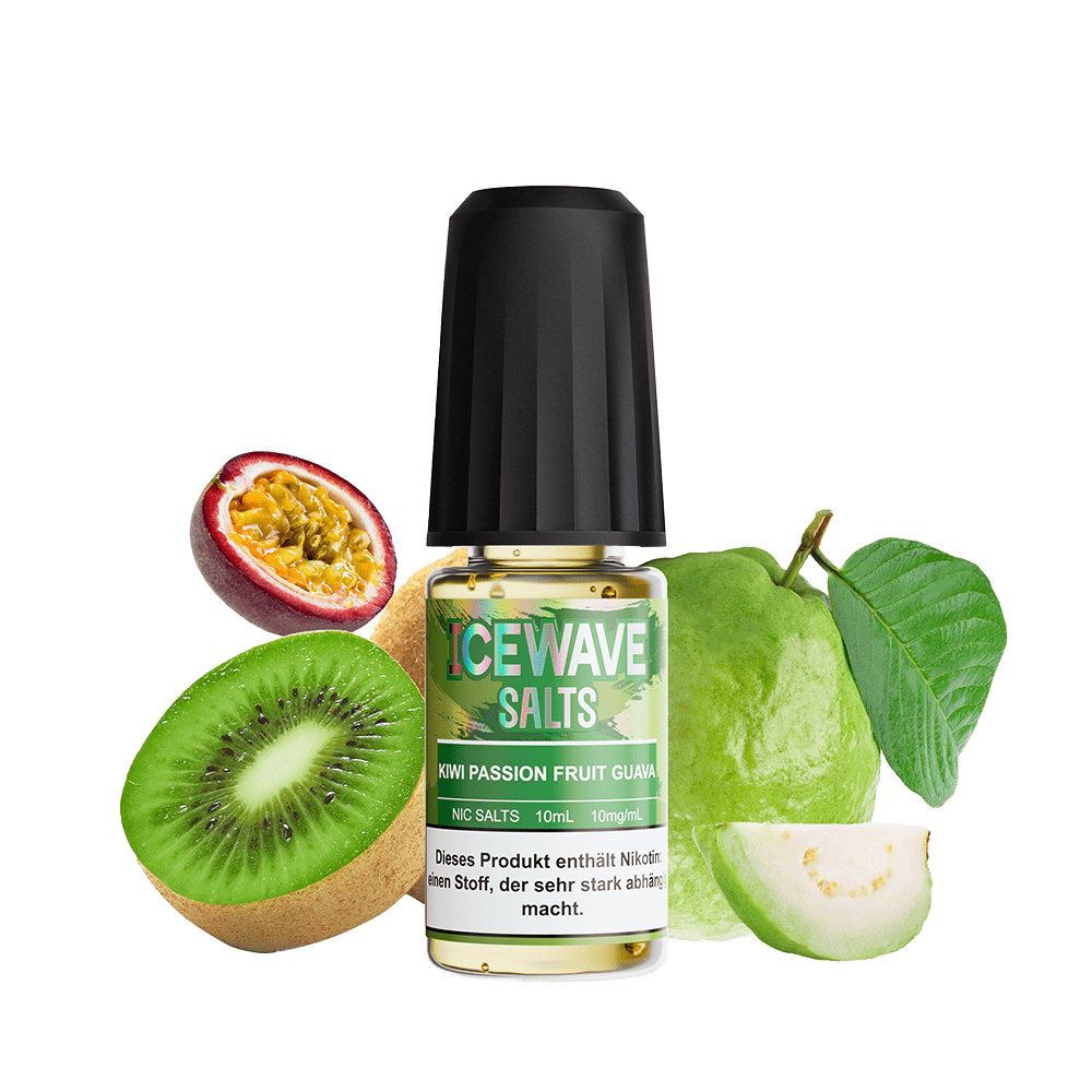 ICEWAVE Kiwi Passionfruit Guava | 10ml SaltNic 
