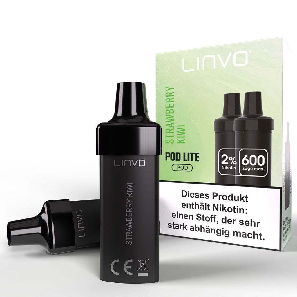 Linvo Pod Lite Plus Strawberry Kiwi 20mg 2 Stück
