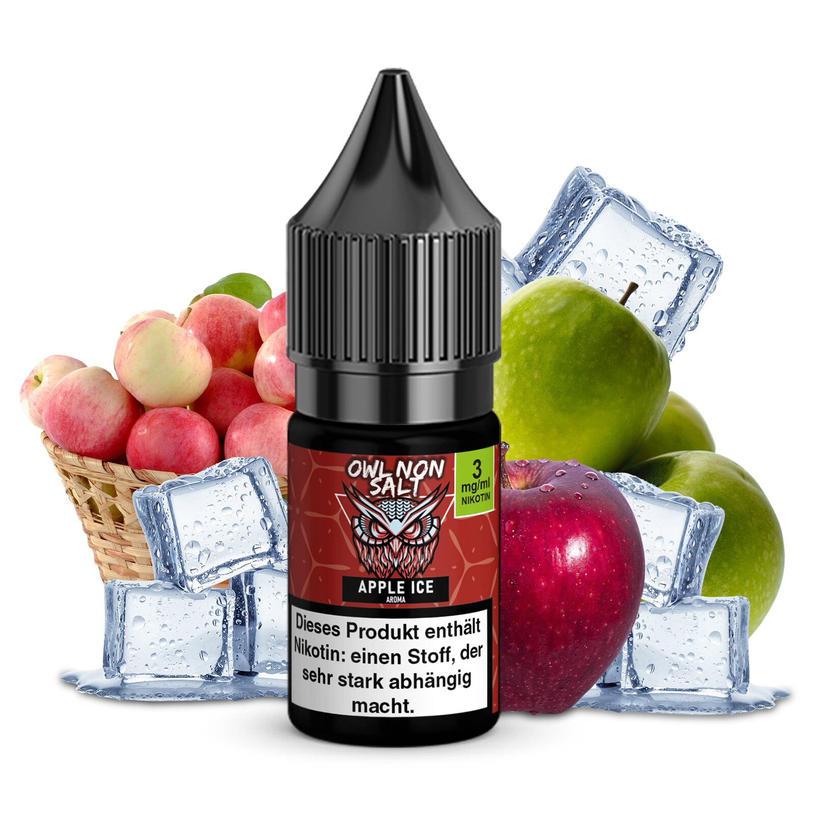 OWL Non SALT Apple Ice | 10ml Liquid 