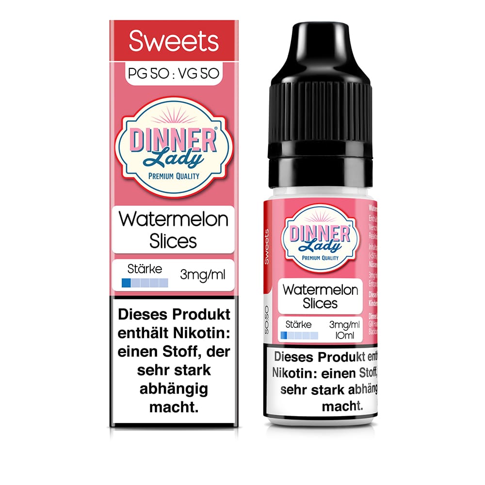 Dinner Lady Watermelon Slices | 10ml Liquid 