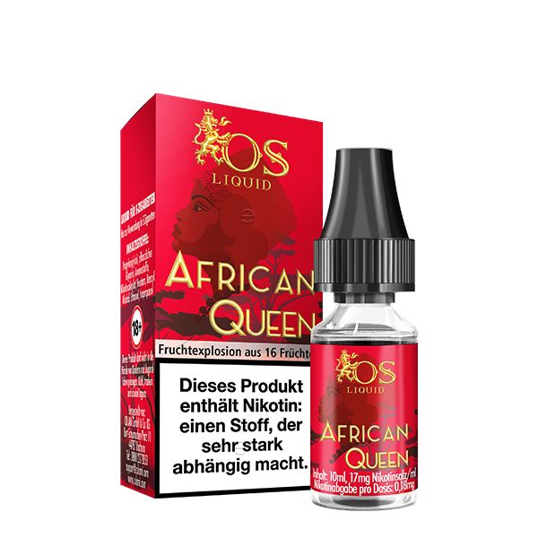 OS Liquid African Queen 17mg SaltNic