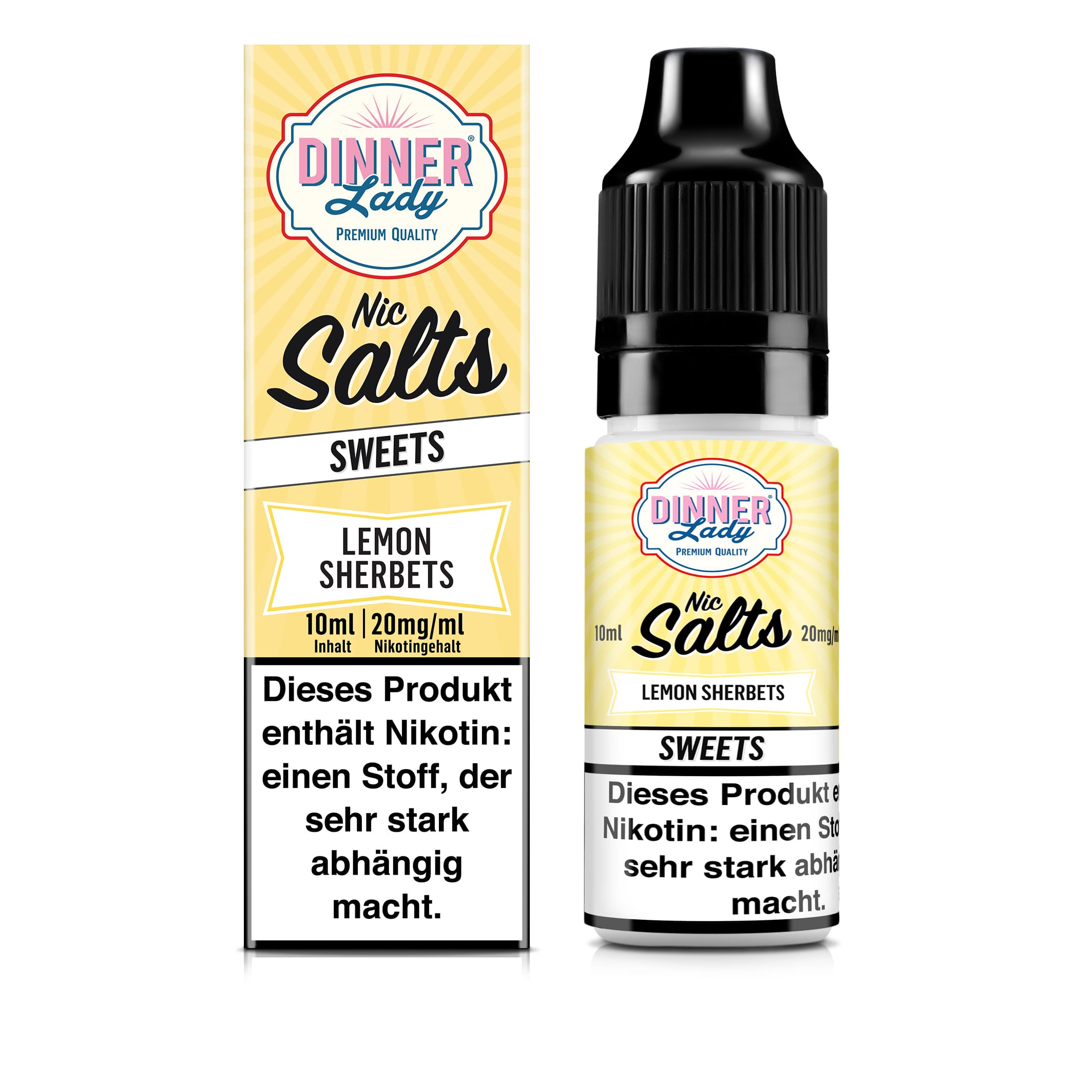 Dinner Lady Lemon Sherberts | 10ml SaltNic