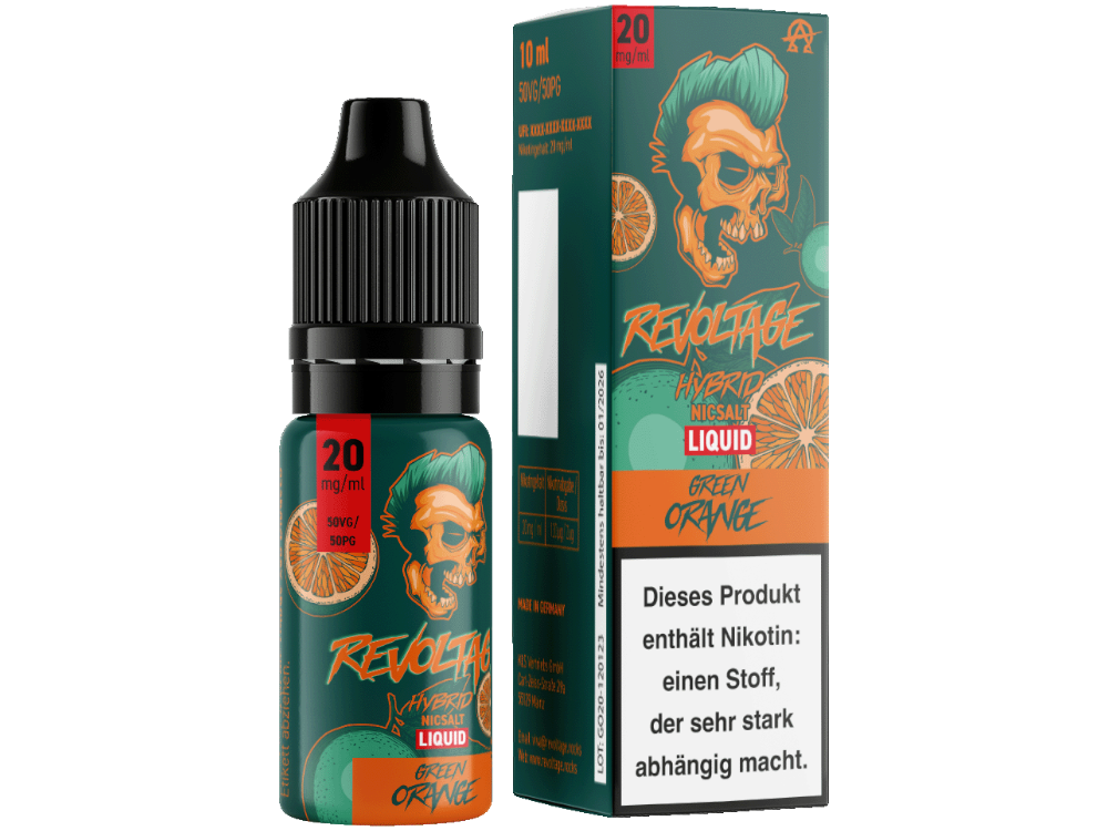 Revoltage Green Orange 10 ml Liquid