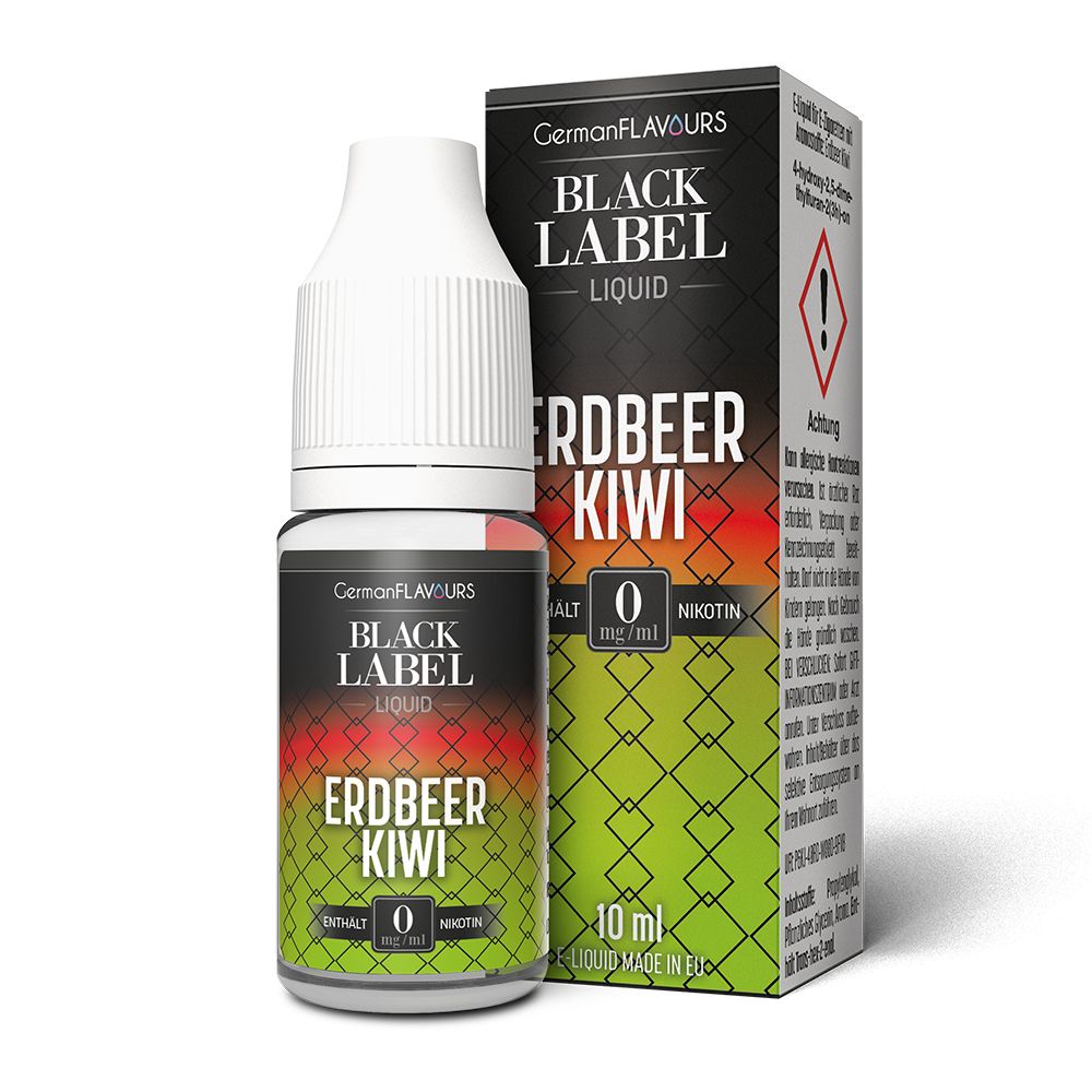 German Flavours Black Label Erdbeere Kiwi  0mg/10ml