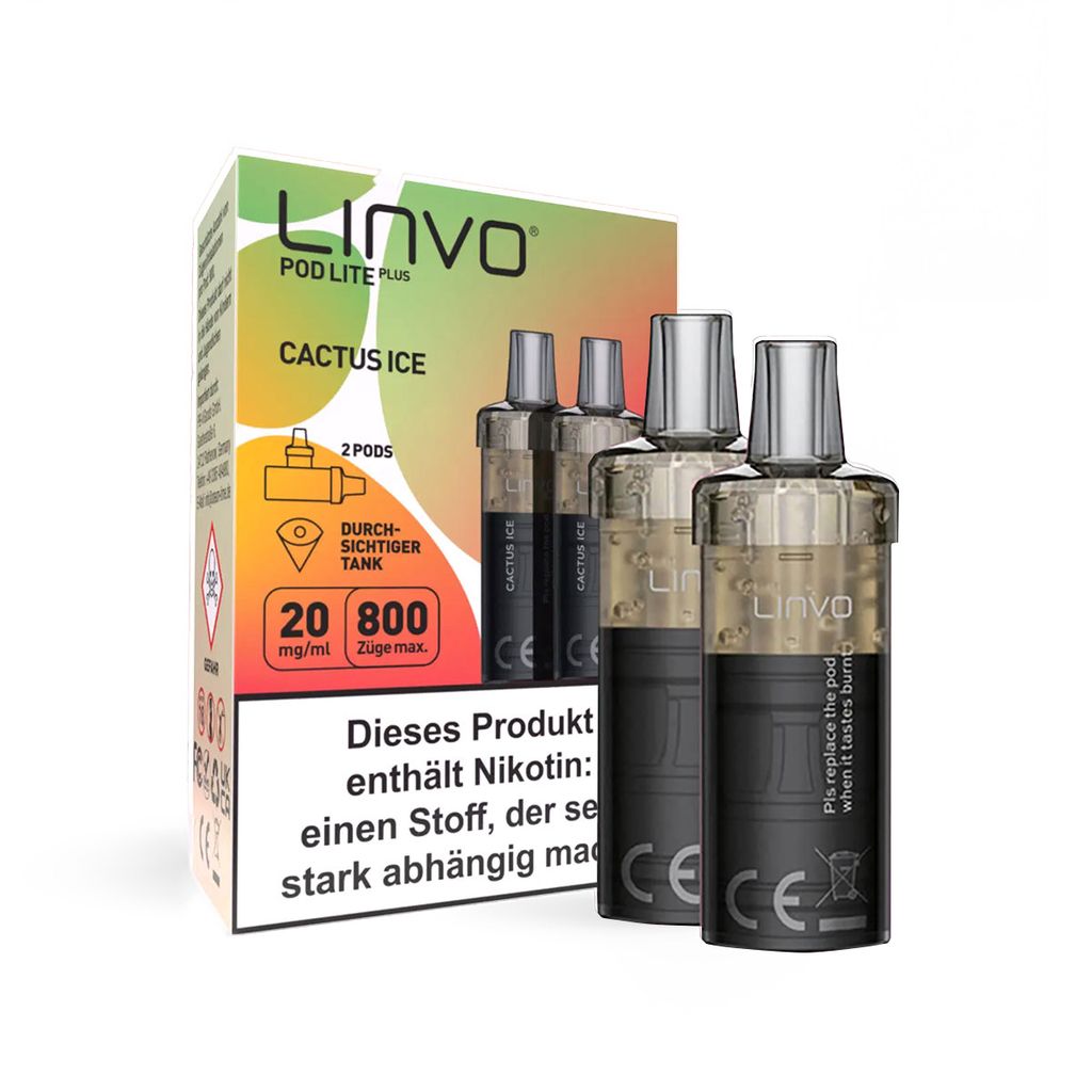 Linvo Pod Lite Plus Cactus Ice 20mg 2 Stück