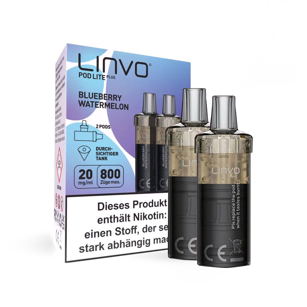 Linvo Pod Lite Plus Blueberry Watermelon  20mg 2 Stück