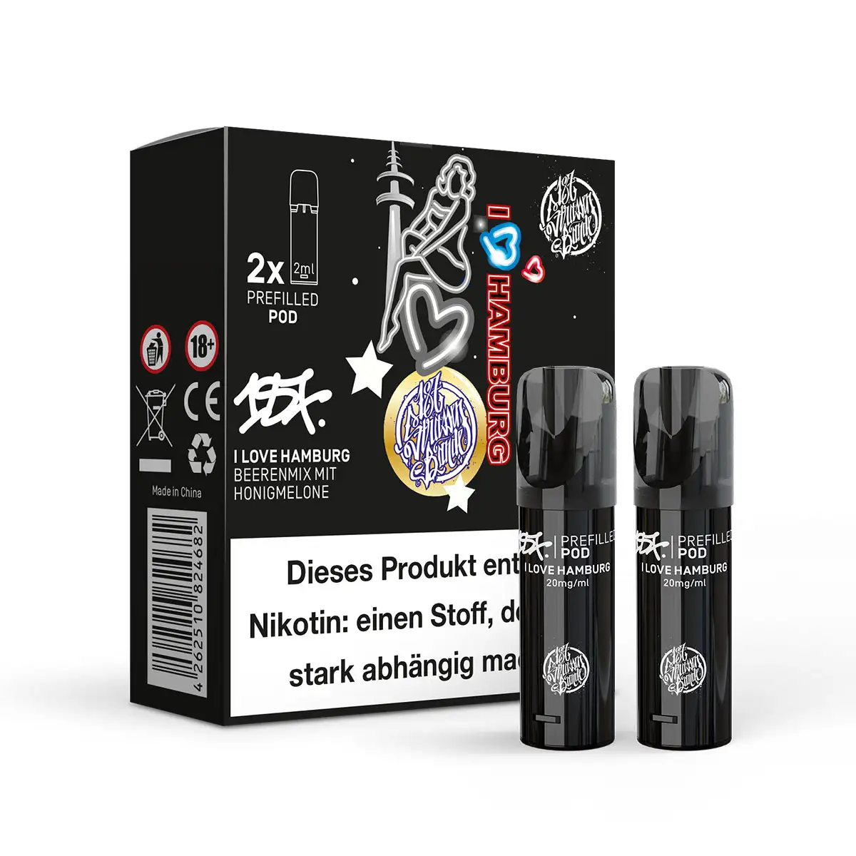 187 Strassenbande I Love Hamburg 20mg 2Pod