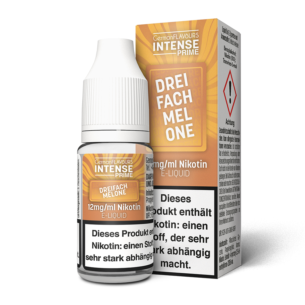 German Flavours Intense Prime Dreifach Melone | 10ml Liquid 