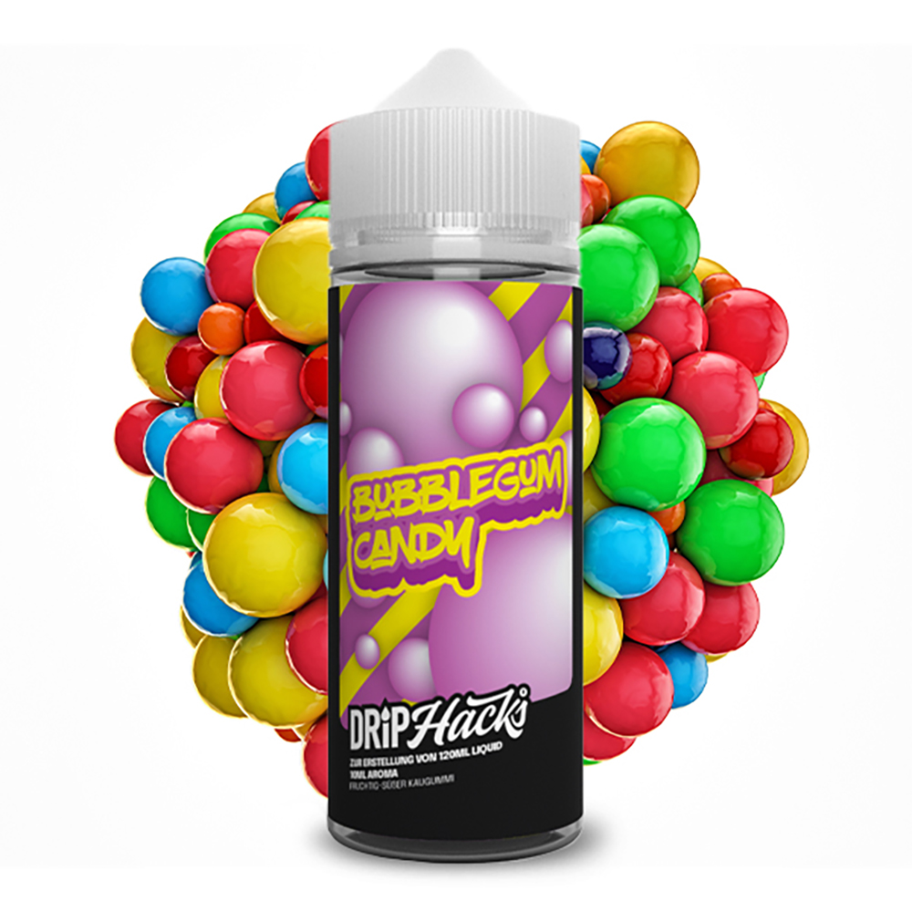 Drip Hacks Bubblegum Candy Longfill | 10ml in 120ml Flasche