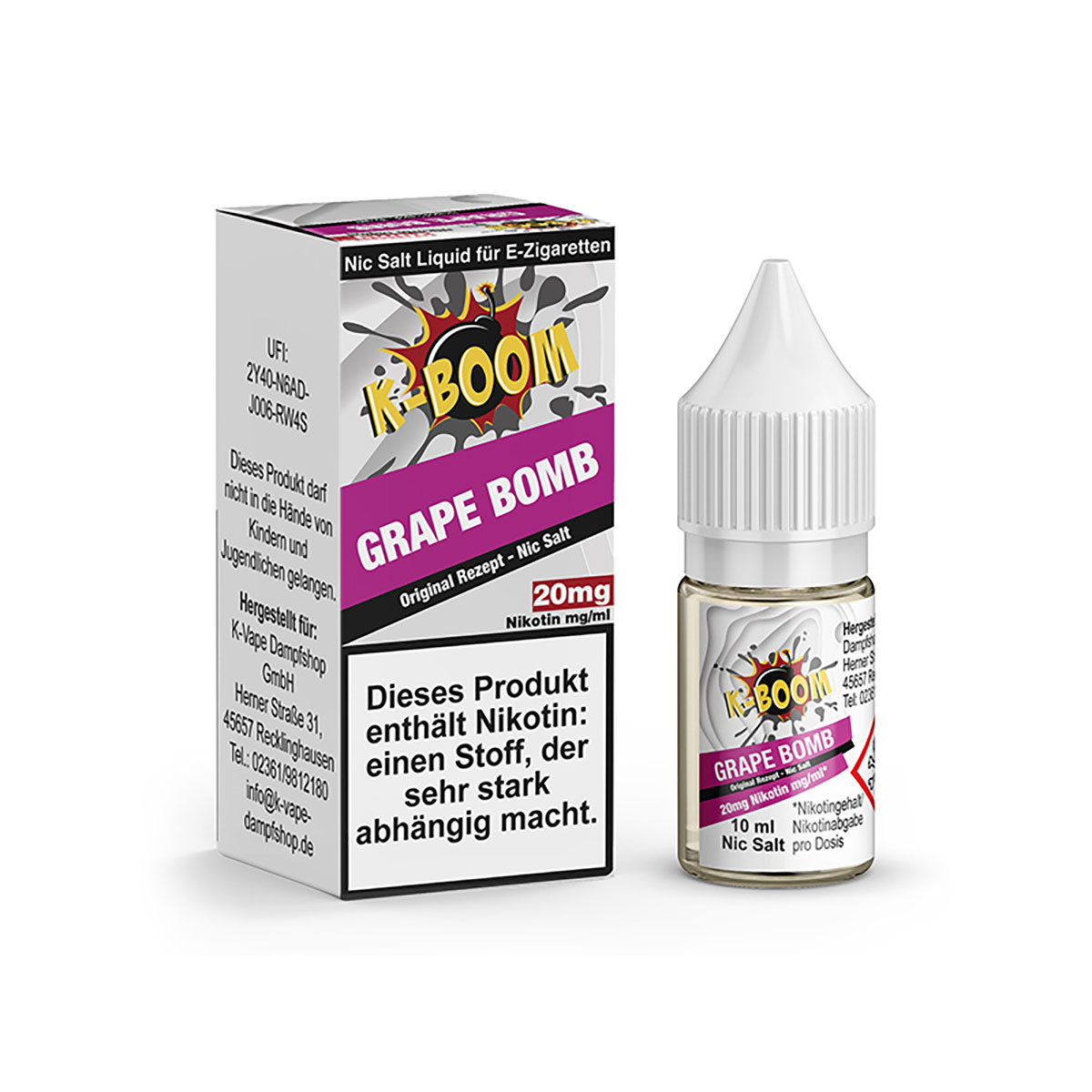 K-Boom Grape Bomb | 10ml Liquid 