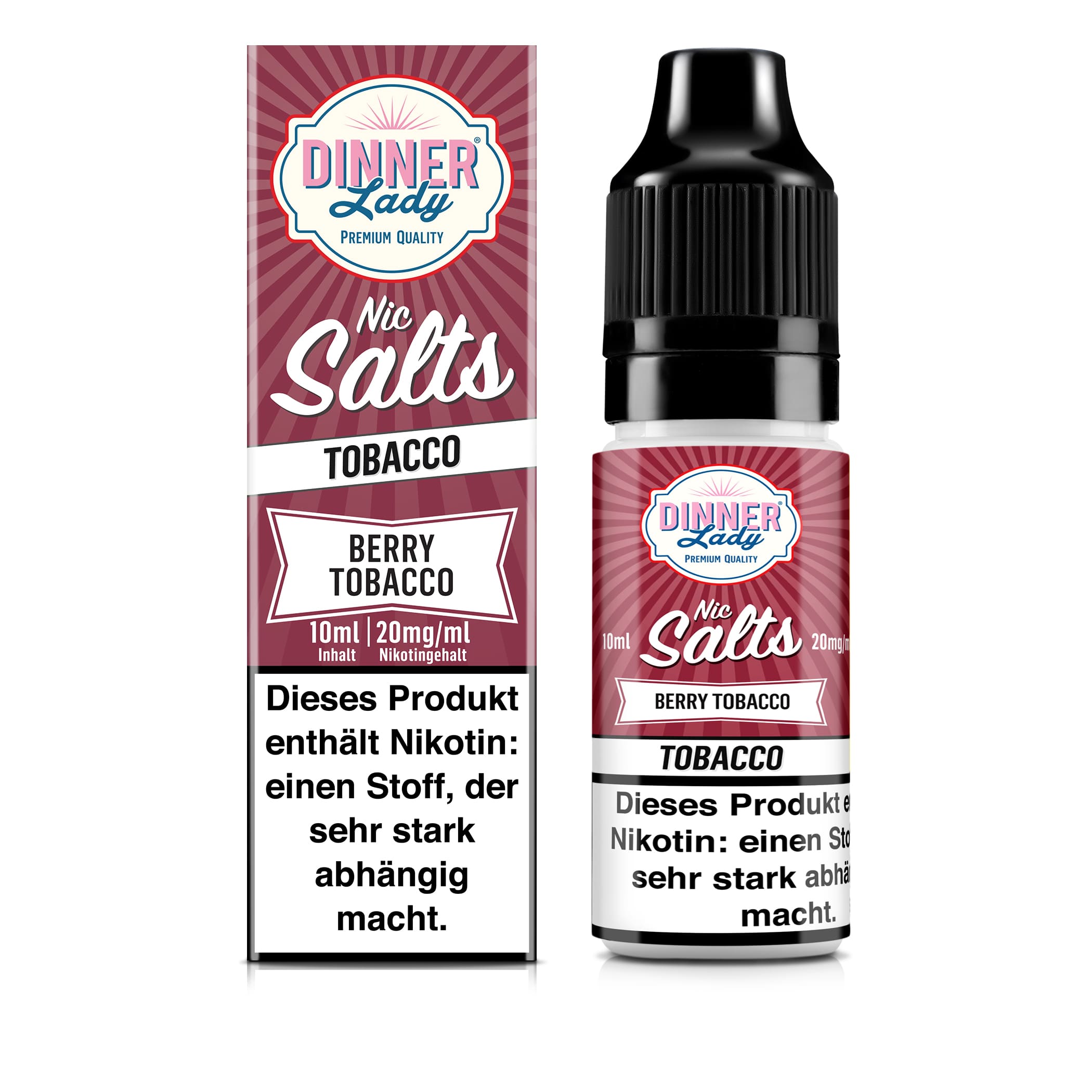 Dinner Lady Berry Tobacco | 10ml SaltNic