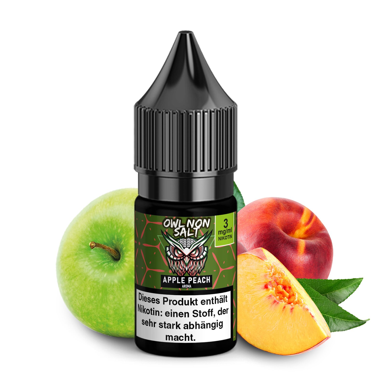 OWL Non SALT Apple Peach | 10ml Liquid 