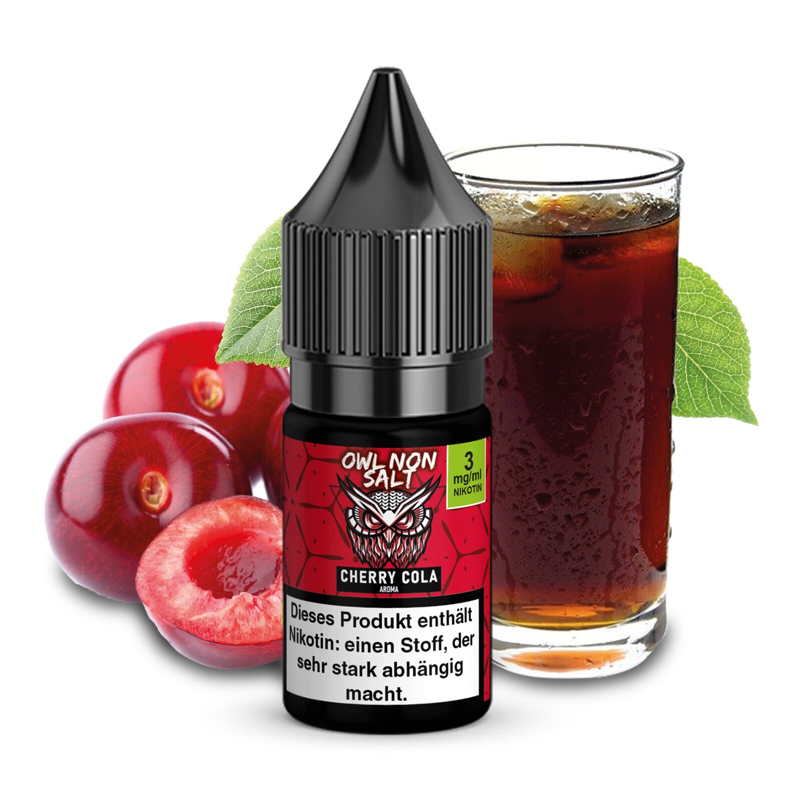 OWL Non SALT Cherry Cola | 10ml Liquid 